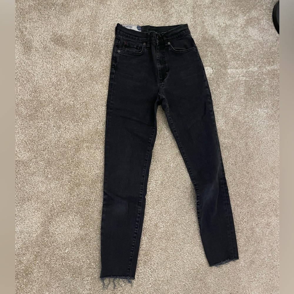 Black Marine Layer High Skinny Jeans